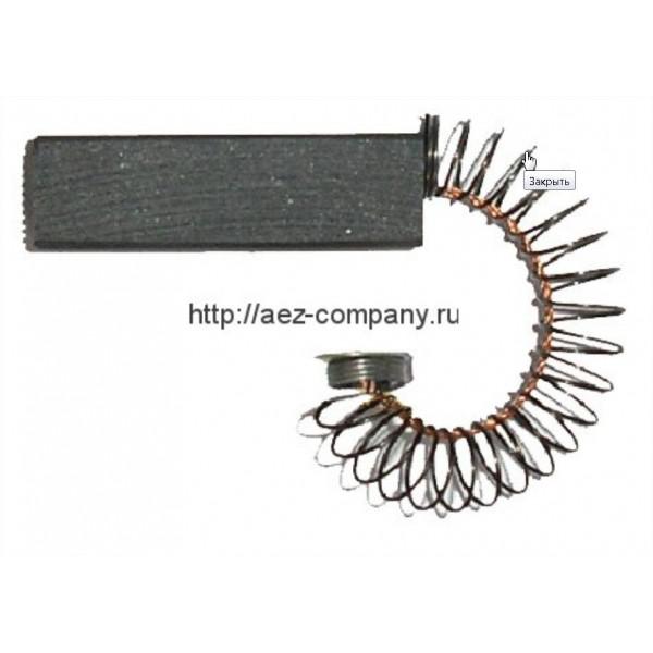 Щётки 6х10х32мм графит. с нак. d7,кр.пятак, (пылесос вихрь,чайка)