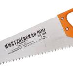 Ножовка "ИЖ" "ПРЕМИУМ" по дереву с двухкомпонентной пластиковой рукояткой, шаг 5мм, 400мм 1520-40-05