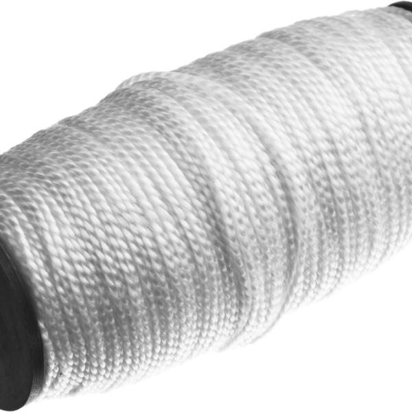 Шнур кручёный капроновый СИБИН, диаметр - 1,5 мм, длина- 100 м (катушка), 29 кгс 50528