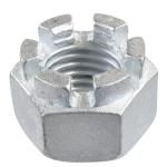 ГОСТ 5918-73, 5932-73 Гайка корончатая DIN 935